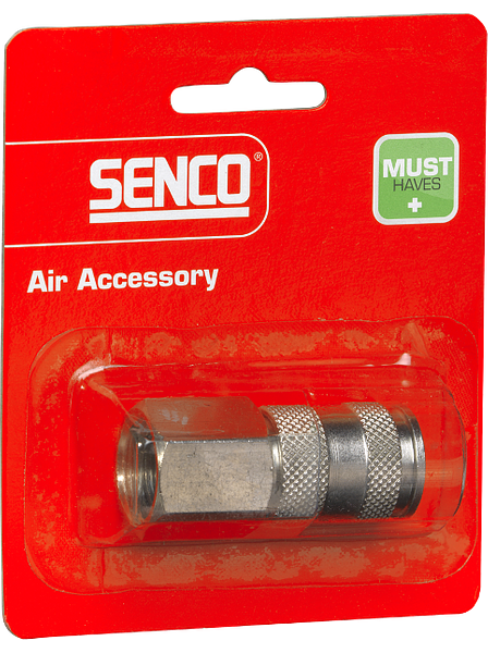 Senco koppeling uni / binnendraad NPT 3/8 blister à 1 stuks - Senco