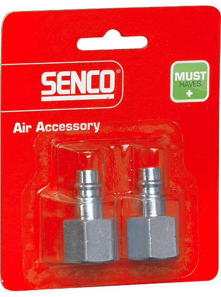 Senco plug uni / binnendraad NPT 3/8 blister à 2 stuks - Senco