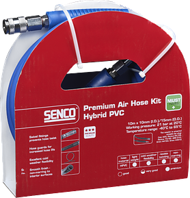 Senco Premium luchtslang kit uni hybride PVC 10 mtr x 10,0 mm. - Senco