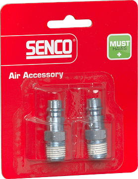 Senco plug uni / buitendraad NPT 1/4 blister à 2 stuks - Senco