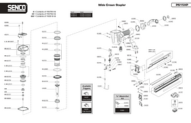 PS15XP Wide Crown Stapler (9T2001N)