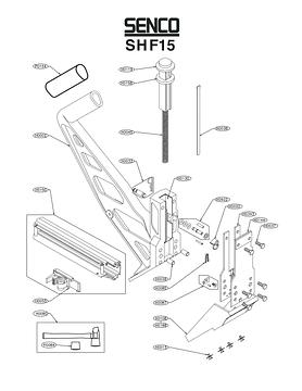 SHF15 HARDWOOD FLOORING NAILER (732001N)