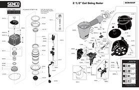 2 1/2” Coil Siding Nailer (5J2001N)