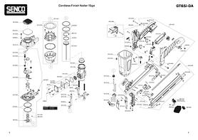 GT65i-DA Cordless Finish Nailer 15ga (5VS2001N)