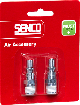 Senco plug 300 comp. / buitendraad NPT 1/4 blister à 2 stuks - Senco