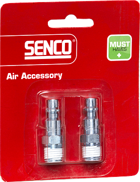 Senco plug 310 comp. / buitendraad NPT 1/4 blister à 2 stuks - Senco