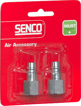 Senco plug uni / binnendraad NPT 1/4 blister à 2 stuks - Senco