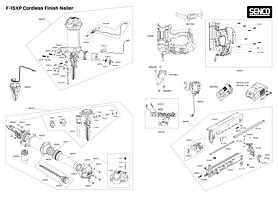 F-15XP Cordless Finish Nailer (10L2001N)