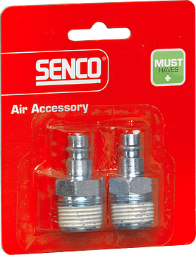 Senco plug uni / buitendraad NPT 1/2 blister à 2 stuks - Senco