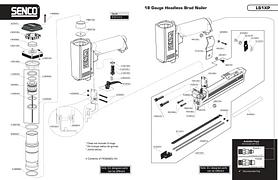 18 Gauge Headless Brad Nailer(8N2001N)