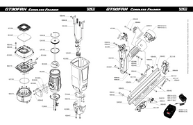 GT90FRH CORDLESS FRAMER(5G2001N)