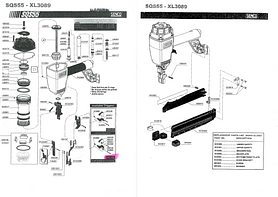 SQS55XP-S HEAVY STAPLER 90MM(XL3089)