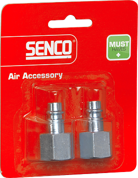Senco plug uni / binnendraad NPT 3/8 blister à 2 stuks - Senco