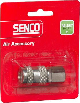 Senco koppeling uni / binnendraad NPT 1/4 blister à 1 stuks - Senco