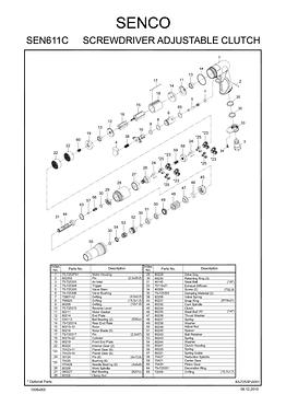 SCREWDRIVER ADJUSTABLE CLUTCH (SEN611C)