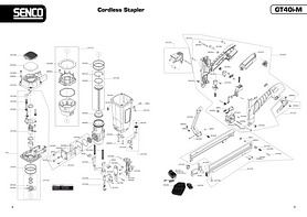 GT40i-M Cordless Stapler (8VS2001N)