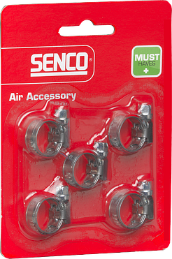 Senco slangklemmen 10 - 16 mm. blister à 5 stuks - Senco